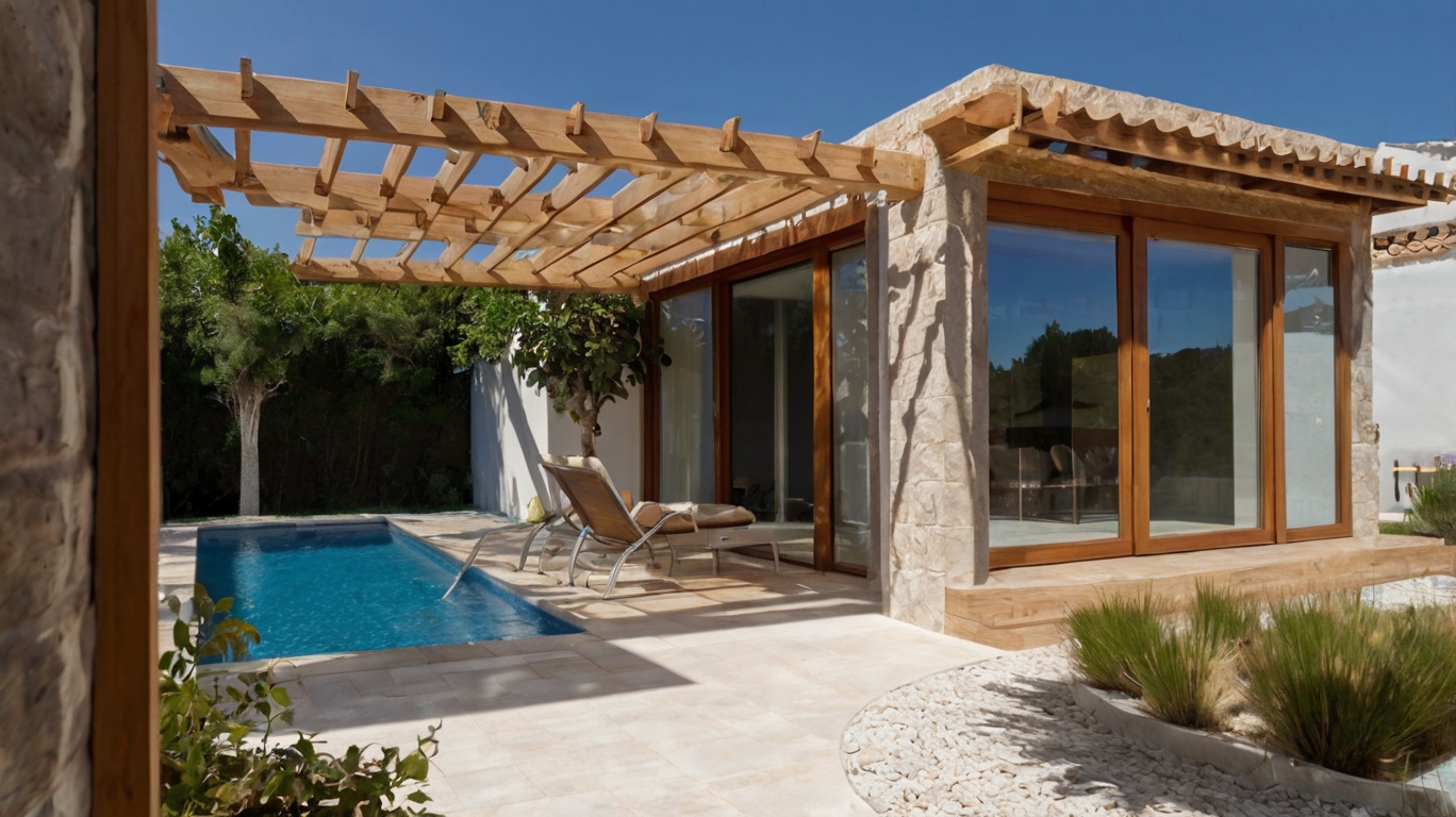 Cerramiento con pileta